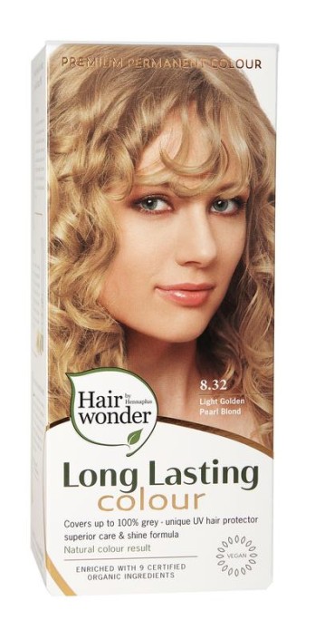 Hairwonder Long lasting colour licht golden peach blond 8.32 (100 Milliliter)