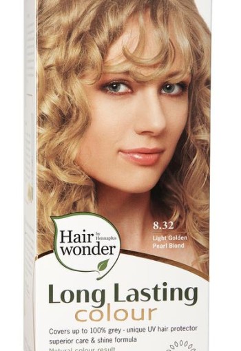 Hairwonder Long lasting colour licht golden peach blond 8.32 (100 Milliliter)