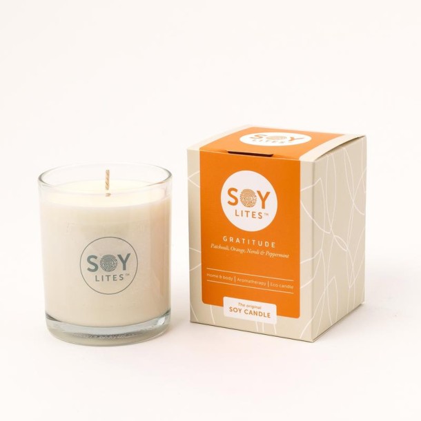 Soylites Soja geurkaars gratitude (220 Milliliter)