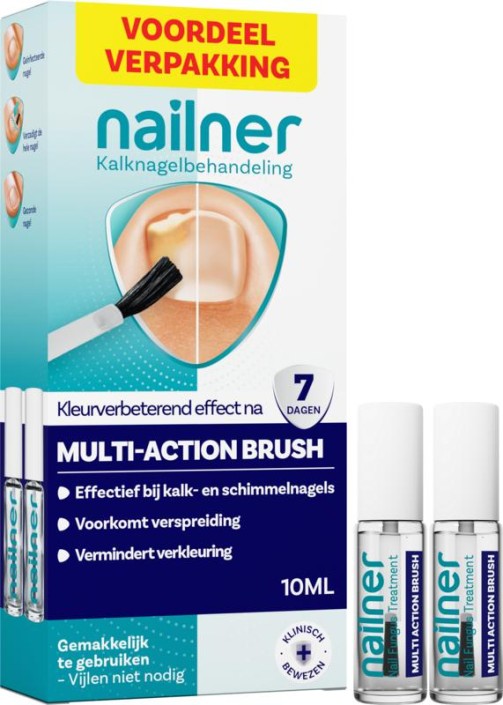 Nailner Multi action brush (10 Milliliter)