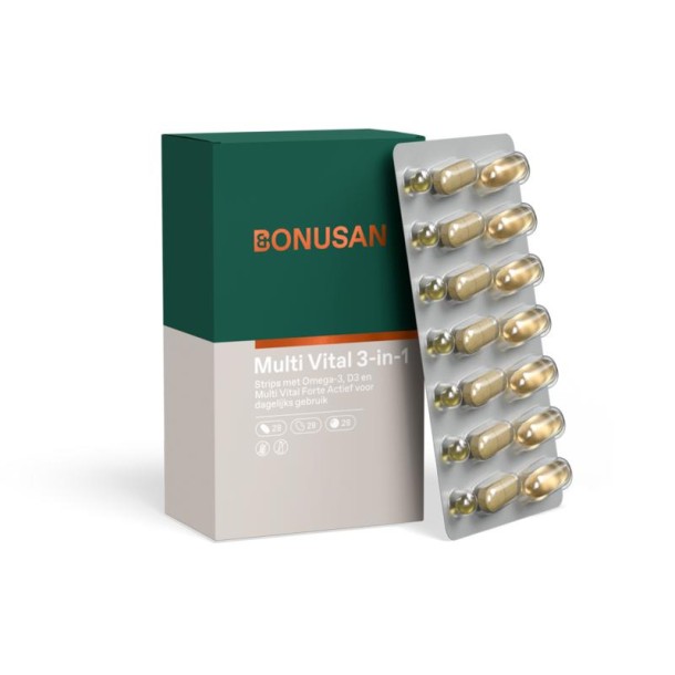 Bonusan Multi vital 3-in-1 (84 Stuks)