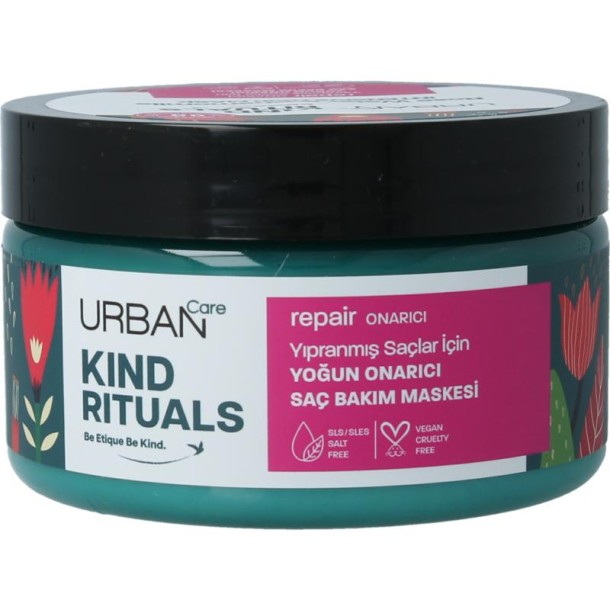 Urban Care Kind rituals rose water chamomile hair mask (230 Milliliter)