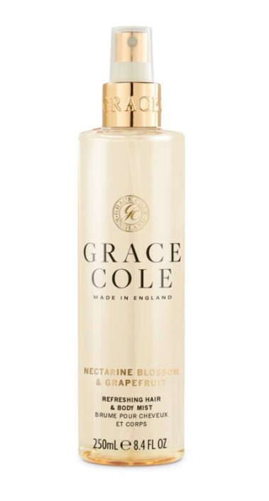 Grace Cole Nectarine blossom & grapefruit hair & body mist (250 Milliliter)