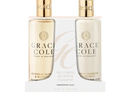 Grace Cole Nectarine blossom & grapefruit body care duo (2 Stuks)