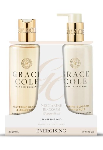 Grace Cole Nectarine blossom & grapefruit body care duo (2 Stuks)