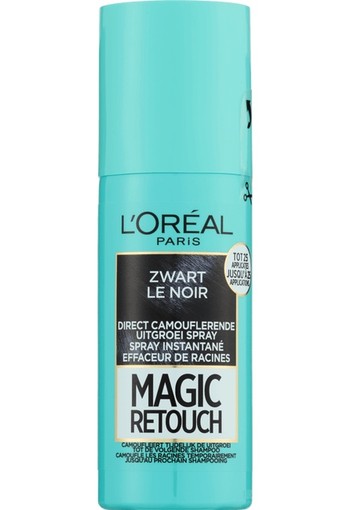 L'Oréal Paris Magic Retouch Uitgroei Camouflage Spray 1 Zwart 75 ml