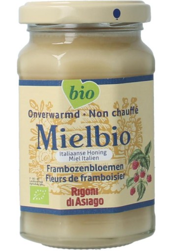 Mielbio Framboos creme honing bio (300 Gram)