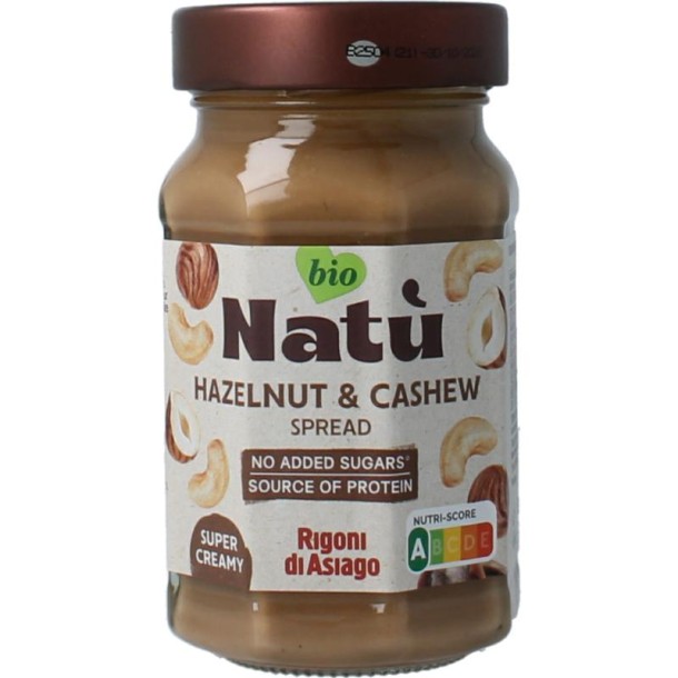 Natu Hazelnoot cashewpasta bio (220 Gram)