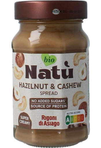 Natu Hazelnoot cashewpasta bio (220 Gram)