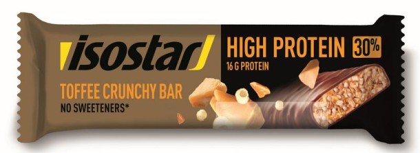 Isostar High protein 30 bar toffee crunchy (55 Gram)