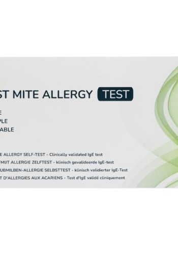 The Tester Allergietest huisstof kat pollen (1 Stuks)