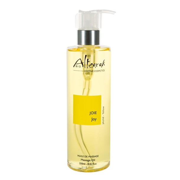 Altearah Massageolie joy yellow bio (250 Milliliter)