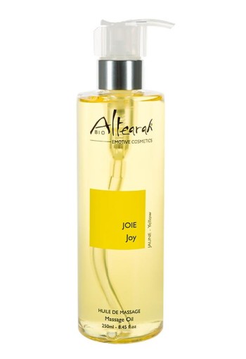 Altearah Massageolie joy yellow bio (250 Milliliter)