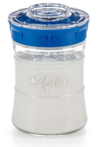 Kefirko Melk-water kefir maker 900ml blauw (1 Stuks)
