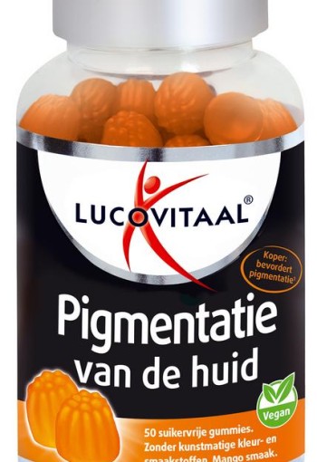 Lucovitaal Pigmentatie van de huid gummies (50 Stuks)