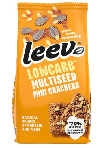 Leev Lowcarb mini crackers multiseeds bio (85 Gram)