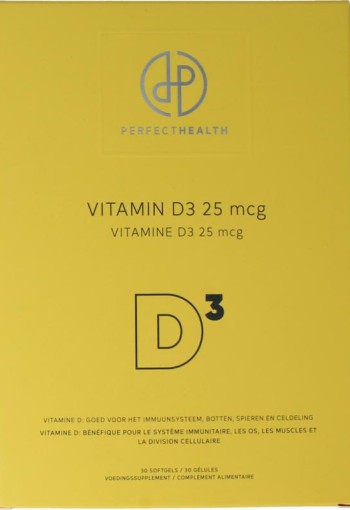 Perfect Health Vitamine D3 25mcg (30 Softgels)