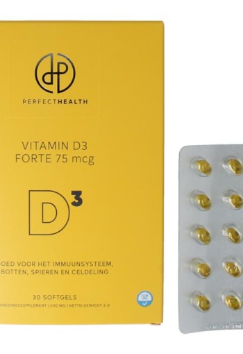 Perfect Health Vitamine D3 forte 75mcg (30 Softgels)
