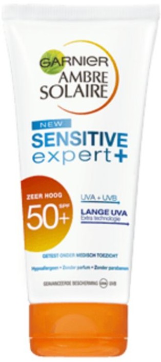 Ambre Solaire Sensitive melk SPF50+ (175 Milliliter)
