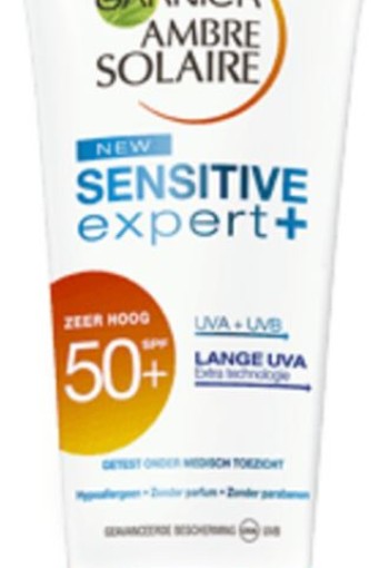 Ambre Solaire Sensitive melk SPF50+ (175 Milliliter)