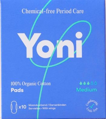 Yoni Maandverband medium met vleugels (10 Stuks)