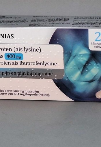 Sanias Ibuprofen 400 mg als lysine (20 Stuks)