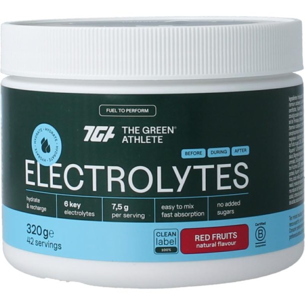 Green Athlete Electrolytes red fruits (320 Gram)