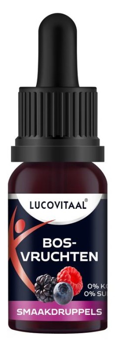 Lucovitaal Smaak druppels bosvruchten (20 Milliliter)