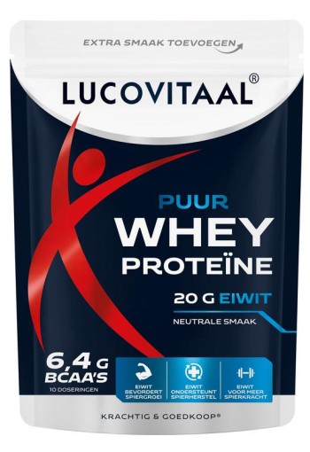 Lucovitaal Protein whey poeder puur (250 Gram)