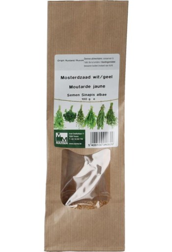 Marma Mosterdzaad wit/geel (100 Gram)