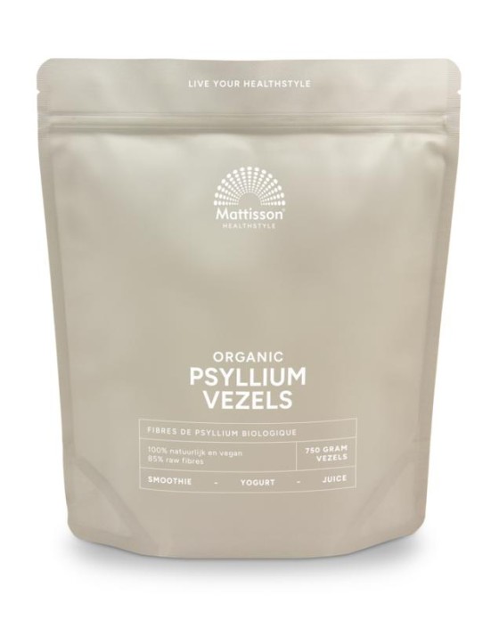 Mattisson Organic psylliumvezels bio (750 Gram)