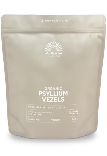 Mattisson Organic psylliumvezels bio (750 Gram)