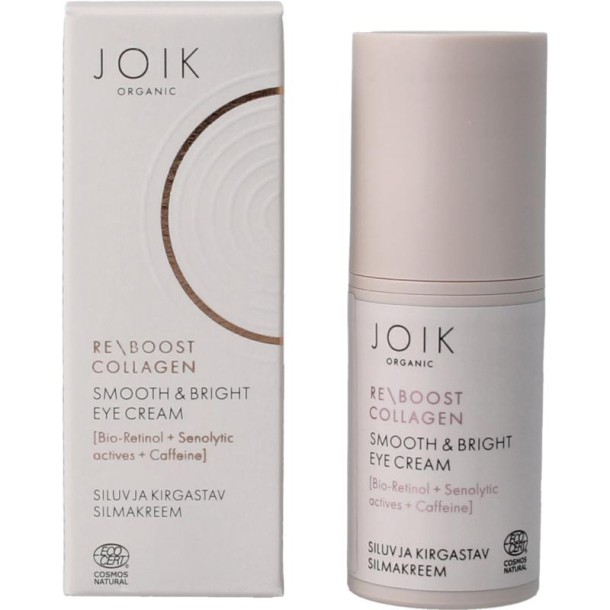Joik Re-boost collagen eye cream smooth & bright (15 Milliliter)