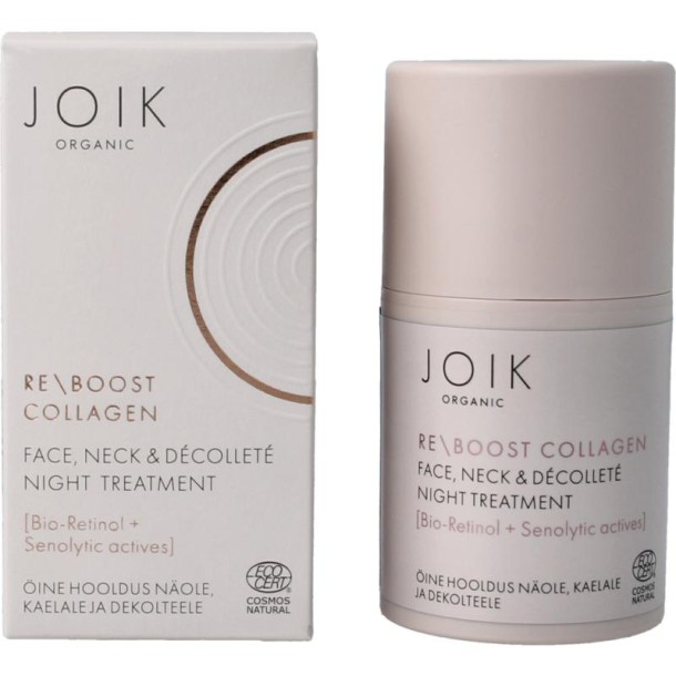 Joik Re-boost collagen face & neck night treatment (50 Milliliter)