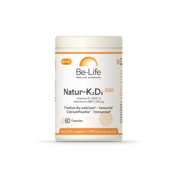 Be-Life Natur K2D3 3000 (60 Capsules)