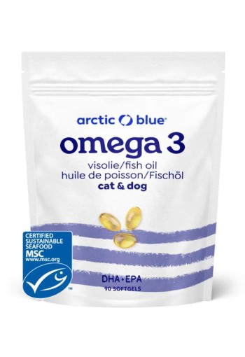 Arctic Blue Visolie DHA EPA hond (90 Capsules)