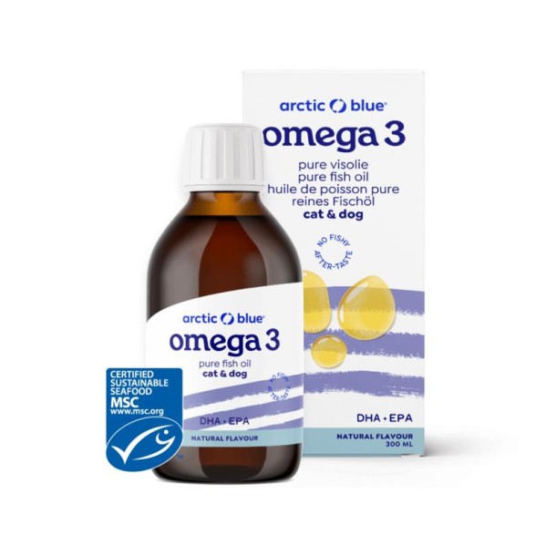 Arctic Blue Visolie DHA EPA hond (300 Milliliter)