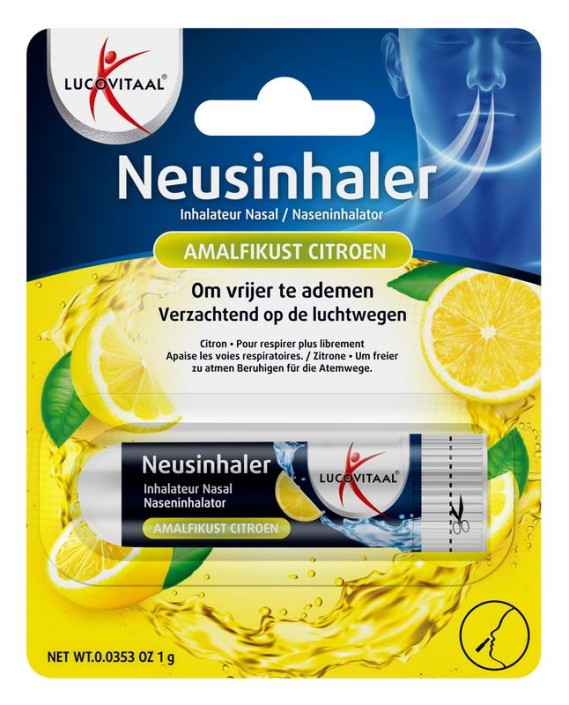 Lucovitaal Neusinhaler amalfikust citroen (1 Stuks)