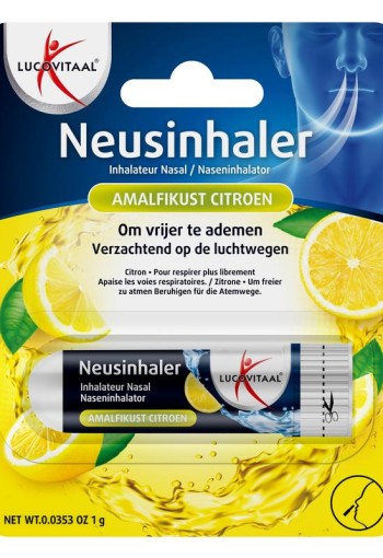 Lucovitaal Neusinhaler amalfikust citroen (1 Stuks)