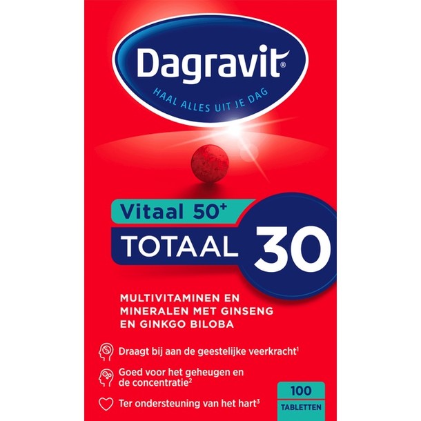 Dagravit Vitaal 50+ Tabletten 100 stuks