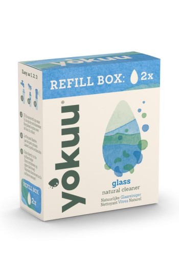 Yokuu Glasreiniger navul (2 Stuks)
