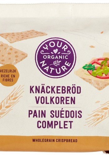 Your Organic Nat Knackebrod volkoren bio (250 Gram)