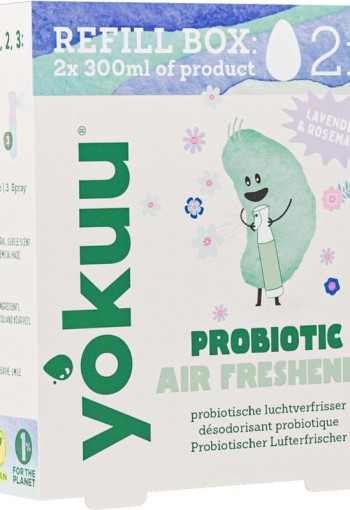 Yokuu Probiotische luchtverfrisser refill (parels) (2 Stuks)