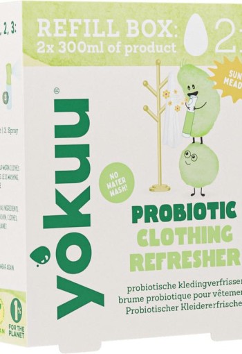 Yokuu Probiotische kledingopfrisser refill (parels) (2 Stuks)