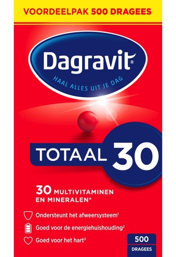 Dagravit Totaal 30 Dragees 500 stuks