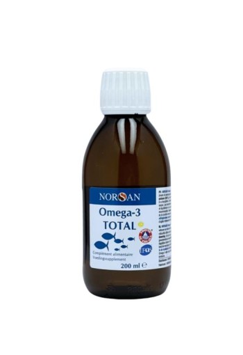 Norsan Omega-3 total visolie citroen (200 Milliliter)