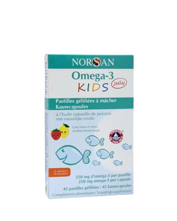 Norsan Omega-3 kids jelly gummies (45 Stuks)