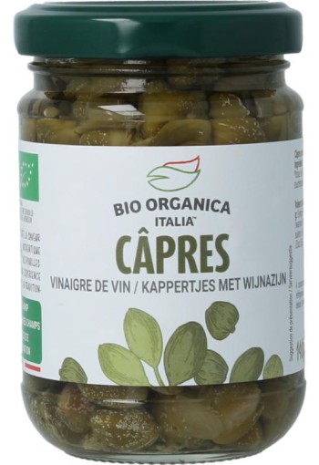 Bio Org Italia Kappertjes in azijn bio (140 Gram)