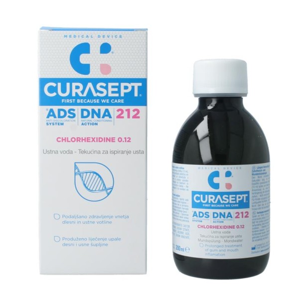 Curasept Mondspoeling chloorhexidine 0,12% (200 Milliliter)