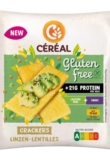 Cereal Linzen crackers gluten- en lactosevrij (100 Gram)
